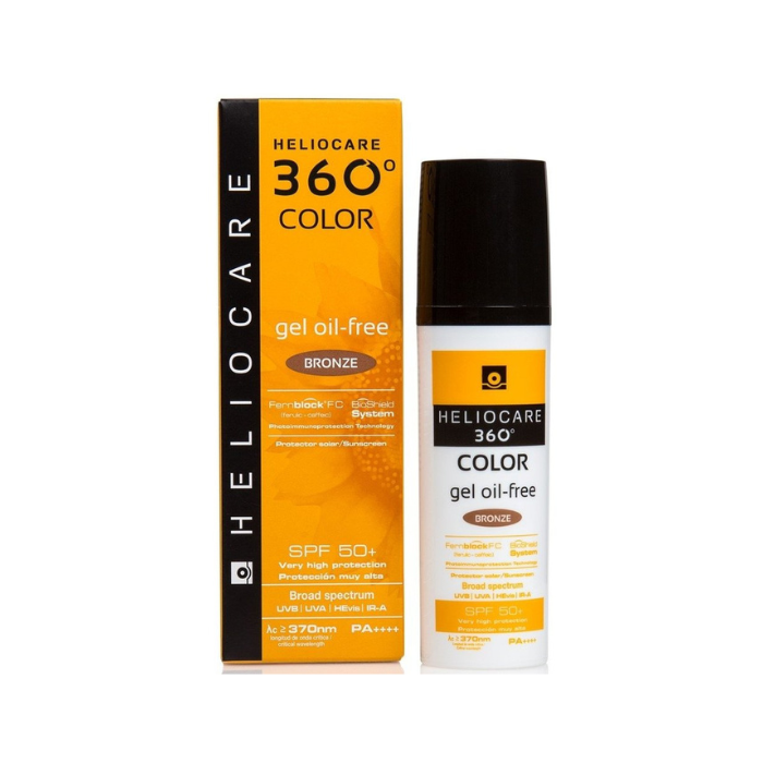 هيليوكير 360 كولور برونز SPF50 جل خالي من الزيوت 50 مل