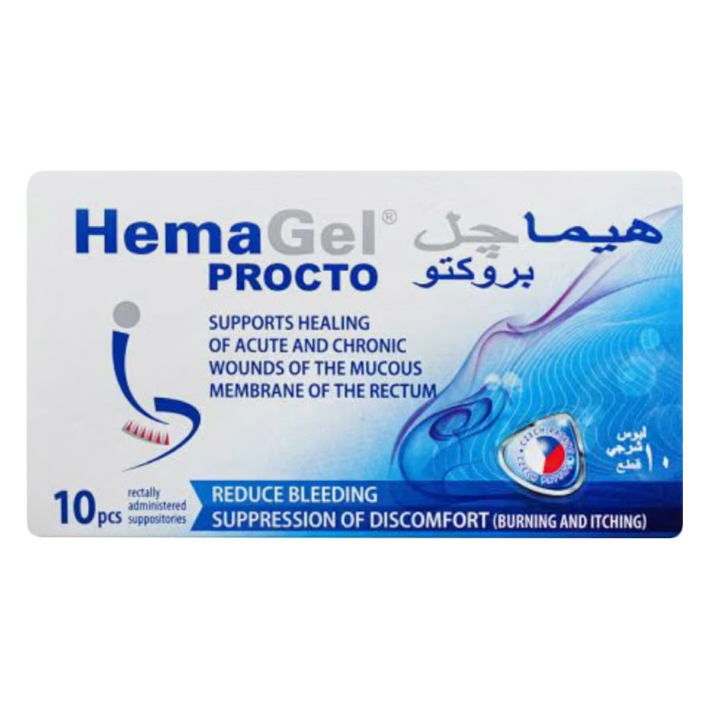 Hemagel Procto Suppository 10's