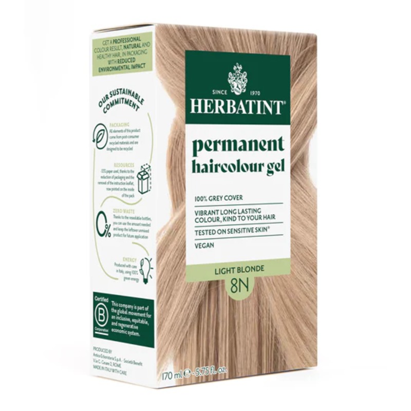 Herbatint Herbal Haircolor Gel 8N Light Blonde