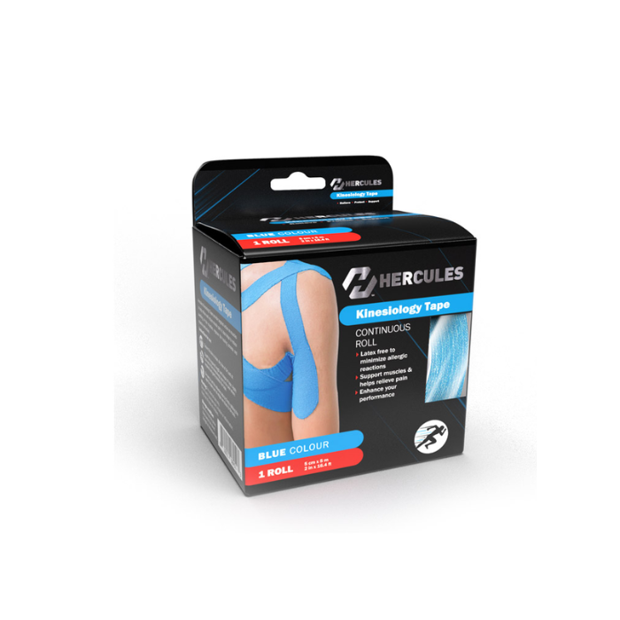 Hercules Kinesiology Tape Blue 1 Roll