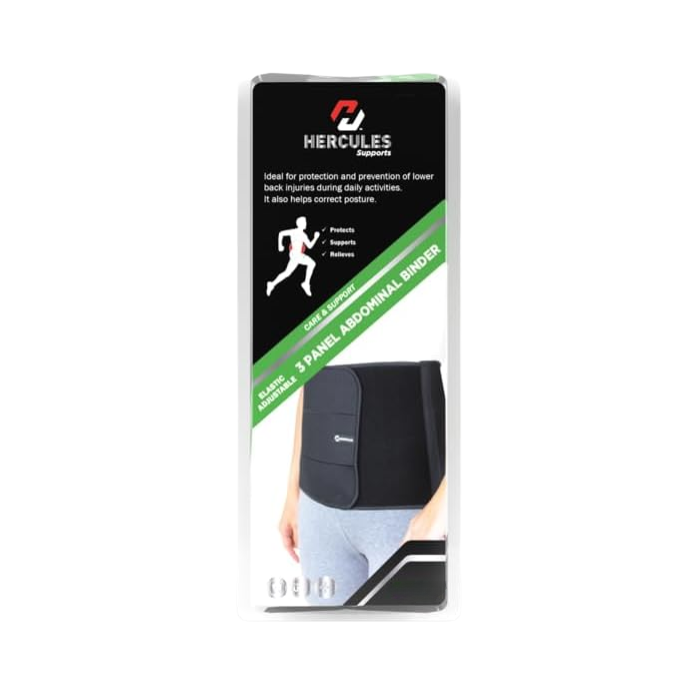 Hercules Supports 3 Panel Abdominal Binder XXL HS 454WT