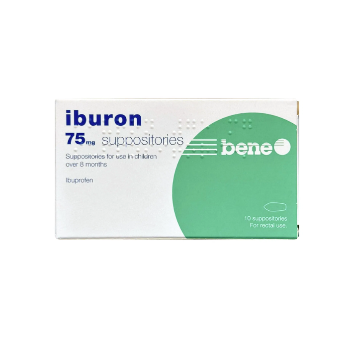 Iburon 75mg Rectal Suppositories 10s