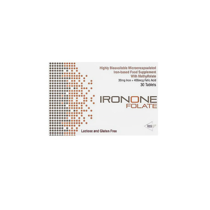 Ironone Folate 30mg Capsules 30s (15s Blister X 2)