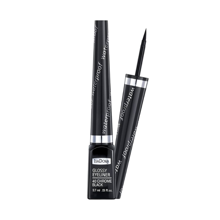 Isadora Glossy Eyeliner 40 Chrome Black