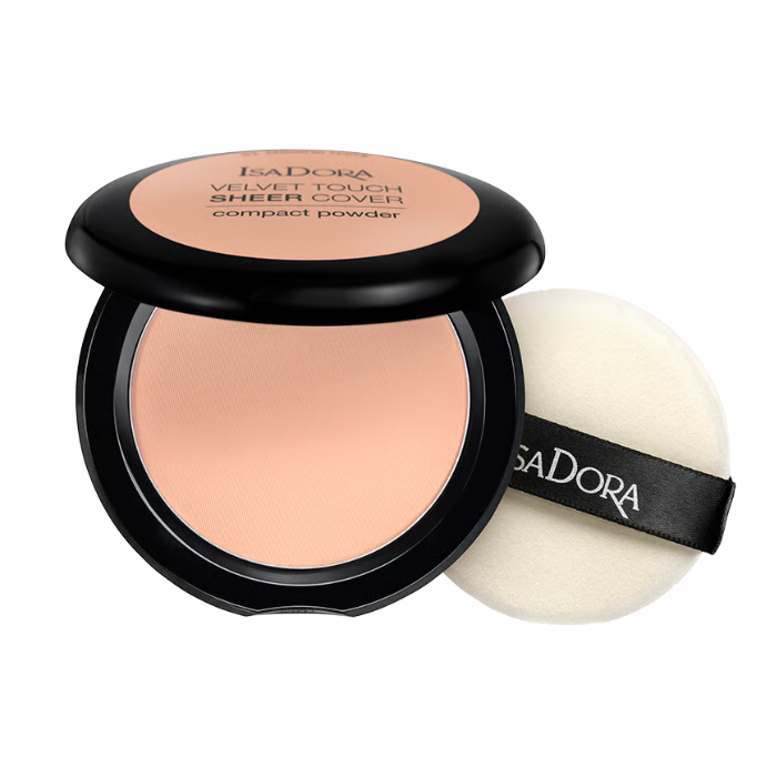 Isadora Velvet Touch Sheer Cover Compact Powder 43 Cool Sand