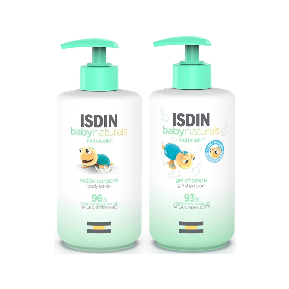 Isdin Baby Natural 400ml Lotion+Shampoo Promo