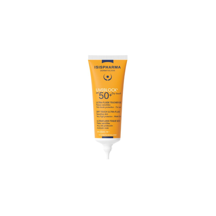 Isis UVE Block (SPF50+) Dry Touch Ultra-Fluid, Lightweight Mattifying Sunscreen for Oily Skin, 40ml