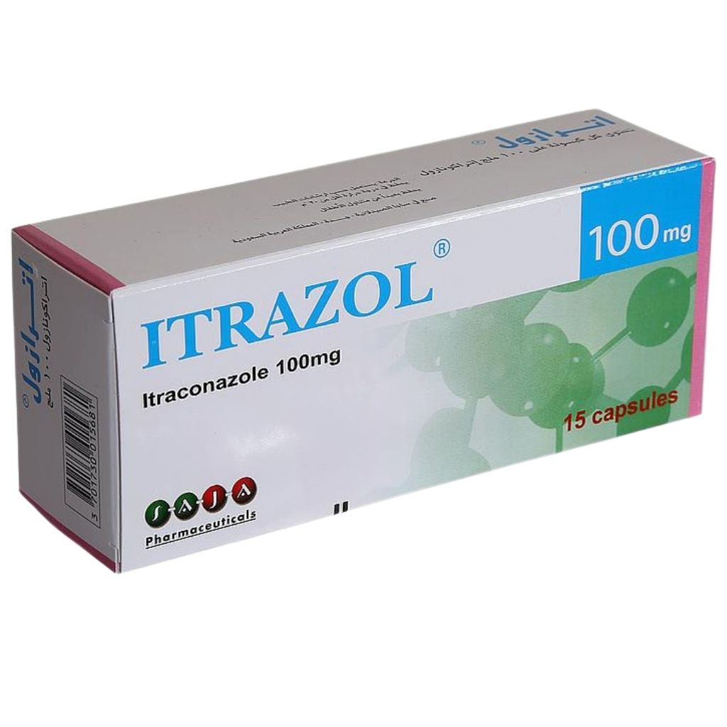 ITRAZOL 100MG CAP 15S(5S BLISTER X 3)