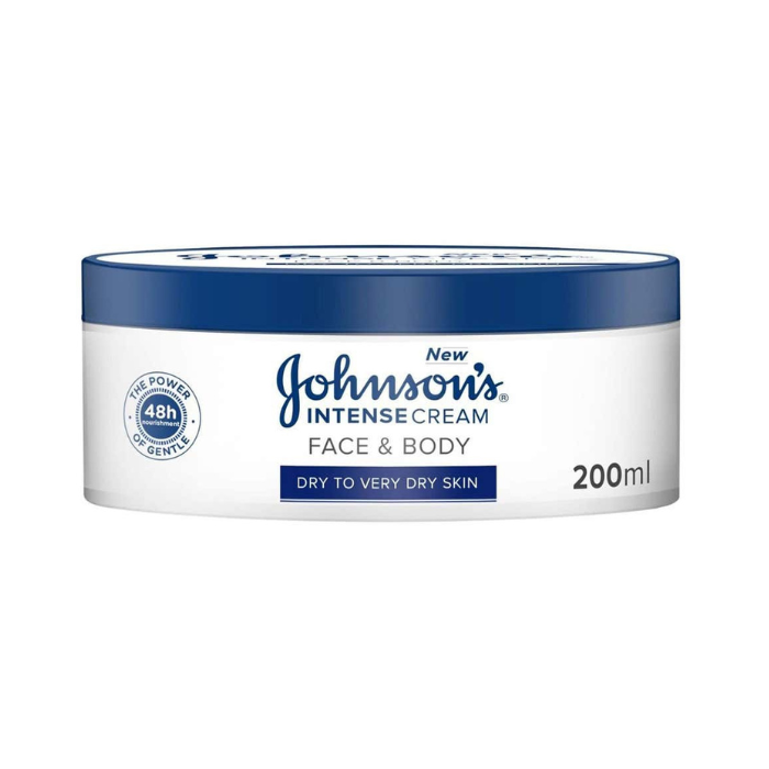 Johnson & Johnson Intense Face & Body Cream 200ml