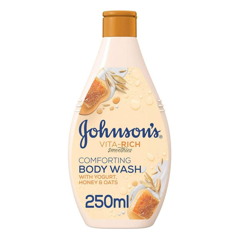 Johnson & Johnson Vita-Rich Smoothies Yogurt Honey and Oats Body Wash 250ml