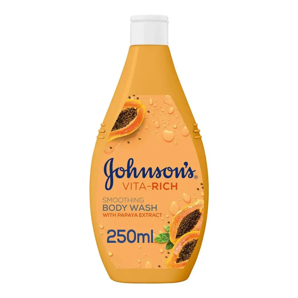 Johnson & Johnson Vita-Rich Smoothing Papaya Body Wash 250ml
