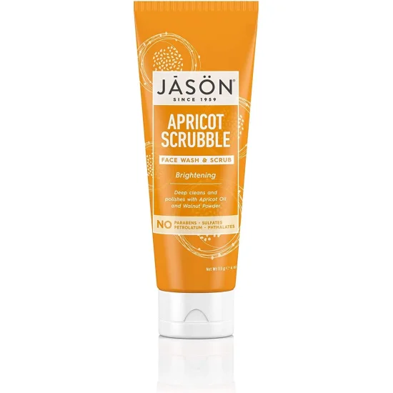 Jason Brightening Apricot Bubble Wash & Scrub 4 Oz