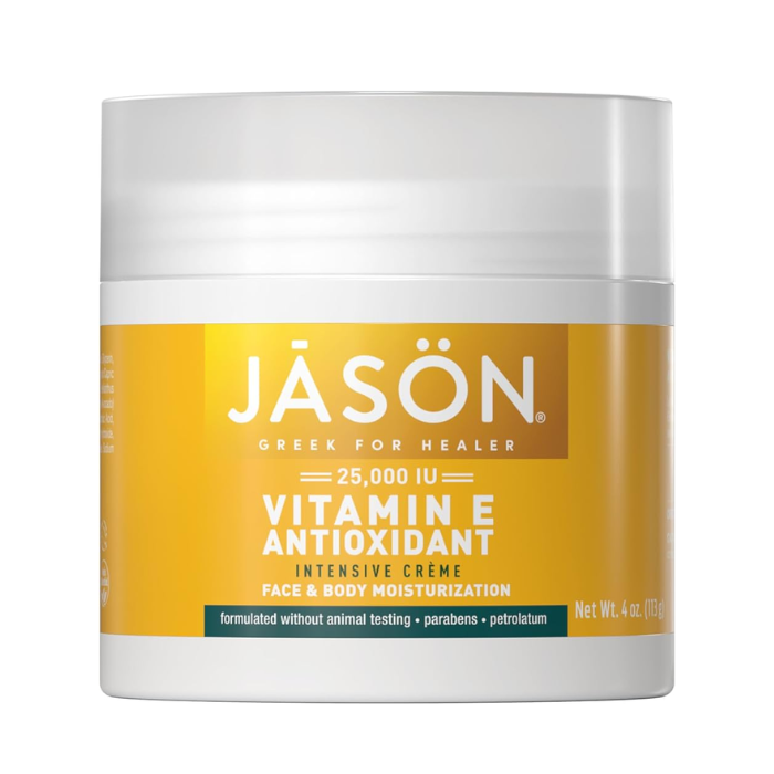 كريم مرطب بفيتامين هـ 25000 وحدة دولية من جاسون-  4 أونصة