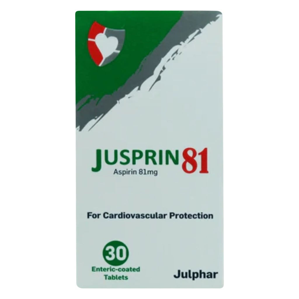 Jusprin 81MG Tab 30s