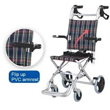 Kaiyang Transit Type Light Weight Aluminium Wheel Chair - KY9001LB