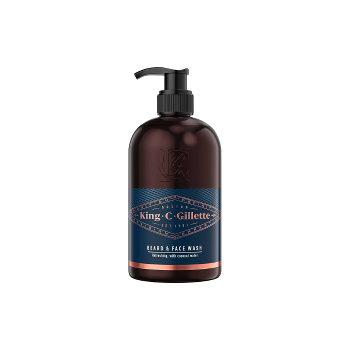 كينج سي جيليت غسول اللحية والوجه 350 مل