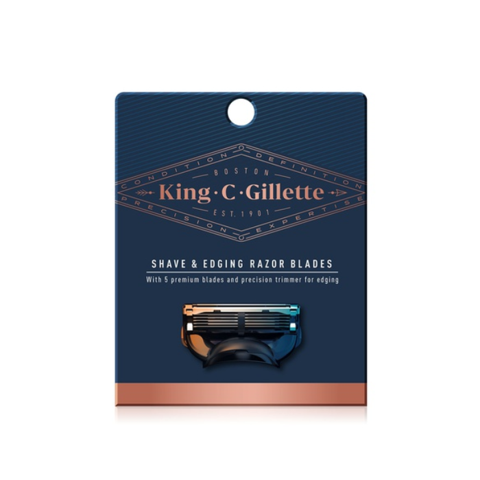 King C Gillette Shave & Edging Cartridge 3's