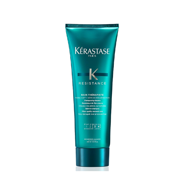 Kerastase Resistance Bain Therapiste, Repairing Shampoo for Very Damaged and Weak Hair - 250ml