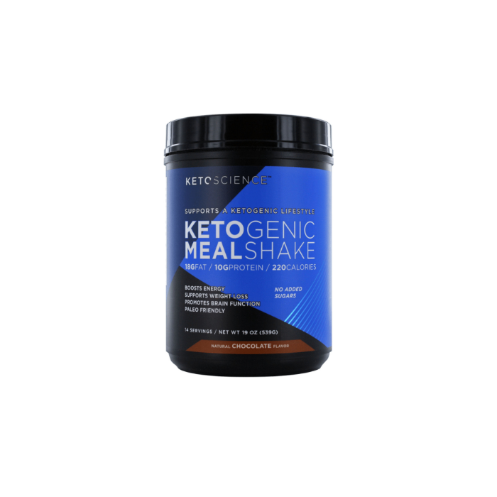 Ketoscience Ketogenic Meal Shake Natural Chocolate 14 Servings 539g