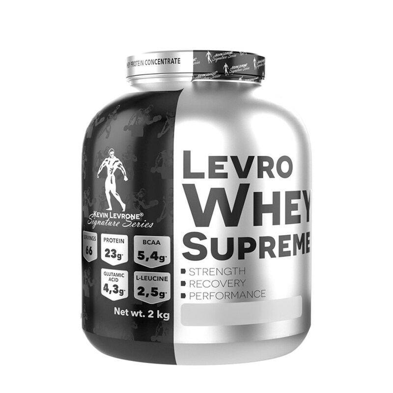Kevin Levrone Whey Supreme Strawberry, High-Quality Protein for Muscle Growth and Recovery, 2kg