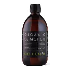 KIKI Health Organic C8 MCT, 96% Caprylic Acid Keto Energy Oil, 500ml