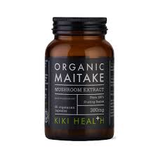 KIKI Health Organic Maitake Mushroom Extract Vegetarian Capsules 60's