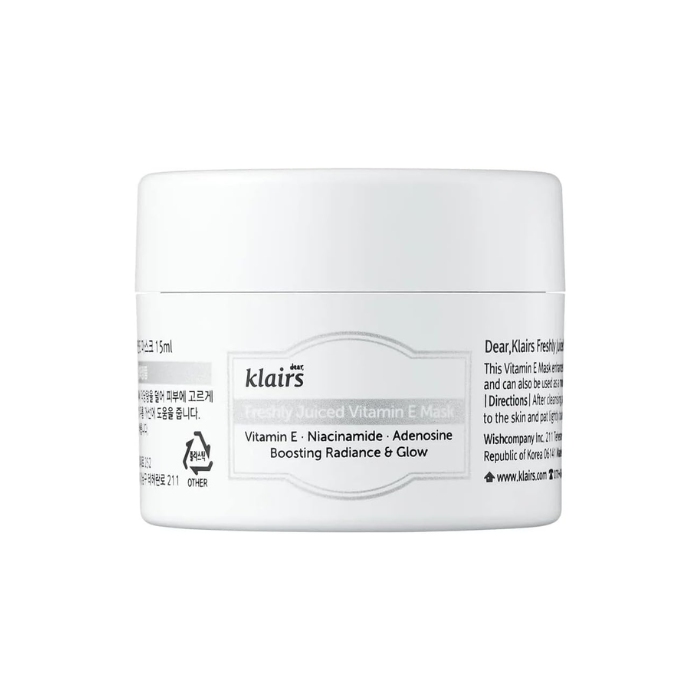 Klairs Freshly Juiced Vitamin E Mask 15ml