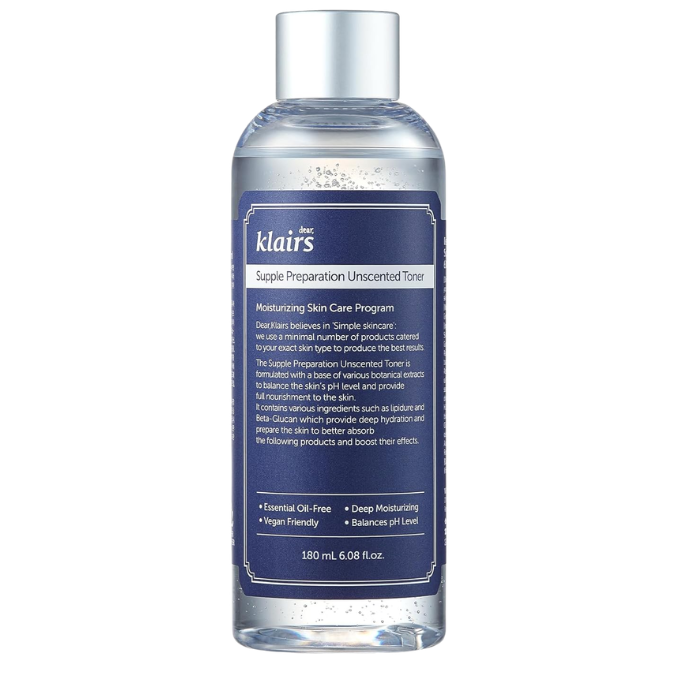 Klairs Supple Preparation Unscented Toner 180ml