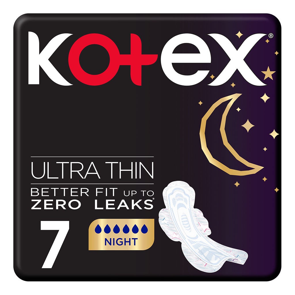 Kotex Ultrathin Night Time Wings Pads 7's