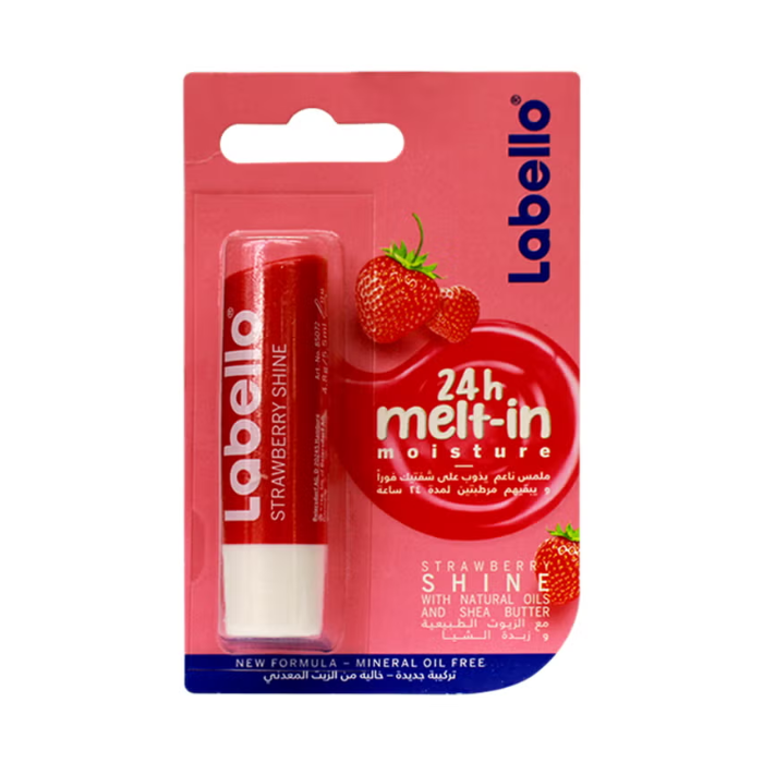 Labello Strawberry Shine Lip Balm 4.8 Gm