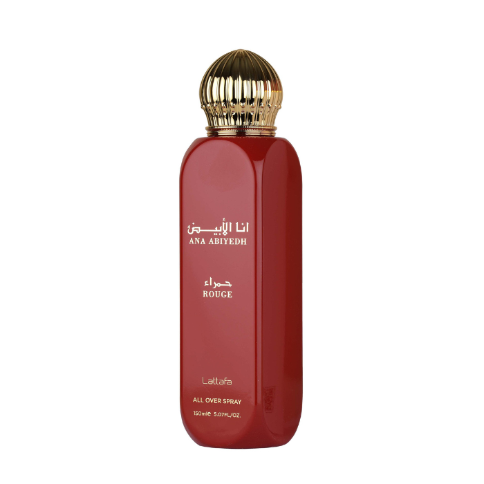 Lattafa Ana Abiyedh Rouge Women All Over Spray 150ML