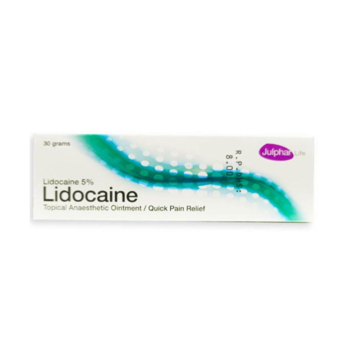 LIDOCAINE 5% OINTMENT 30G COLLAPSIBLE TUBE