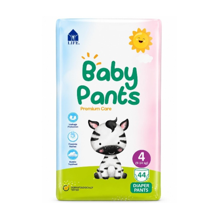 Life Baby Diaper Pants Size 4-Large (9-14KG) 44's