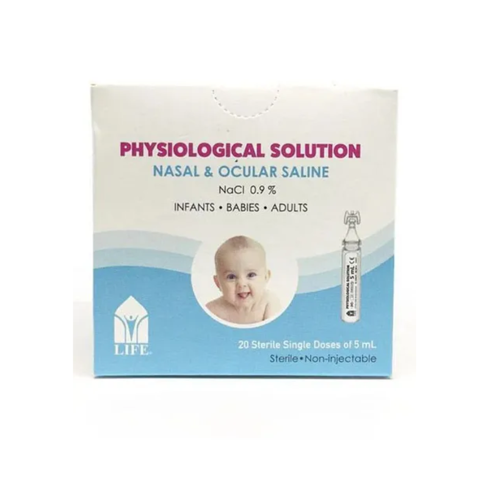 Life Physiological Saline Salt Single Dose 20X5 ml
