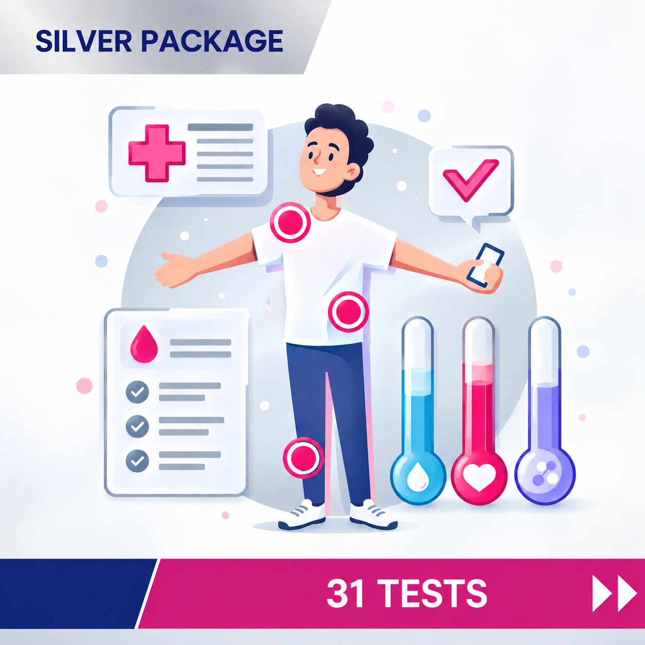 Life Silver Health Package - 31 Tests