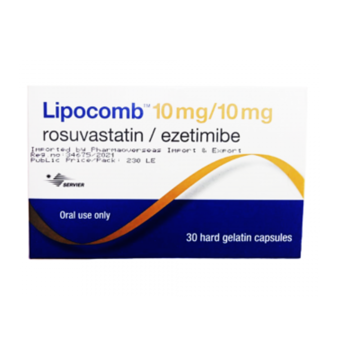 Lipocomb 20MG/10MG Hard Gelatin Cap 30s