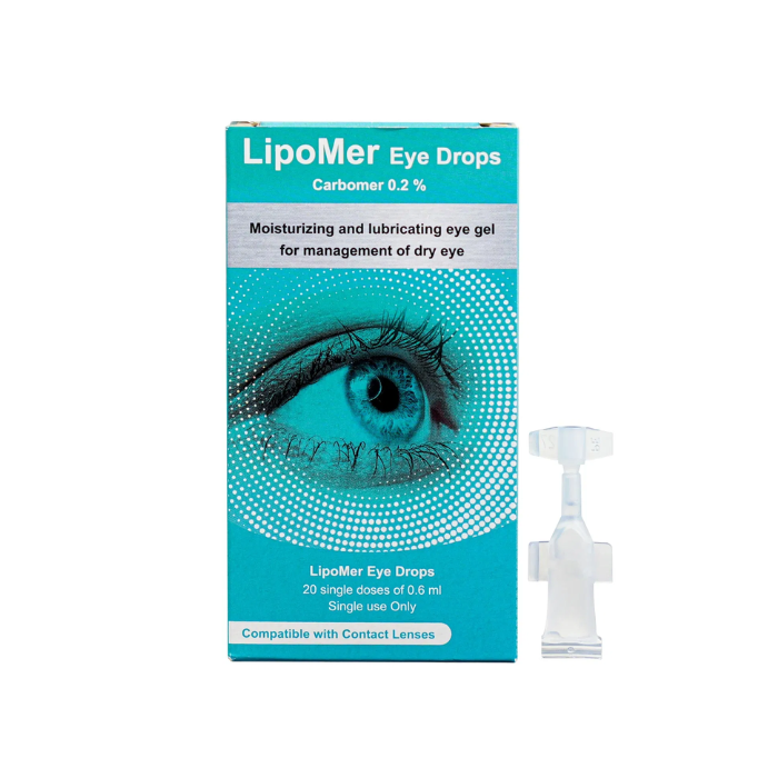 LipoMer 0.2% Eye Drops Single Dose Vial 0.6ML 20s