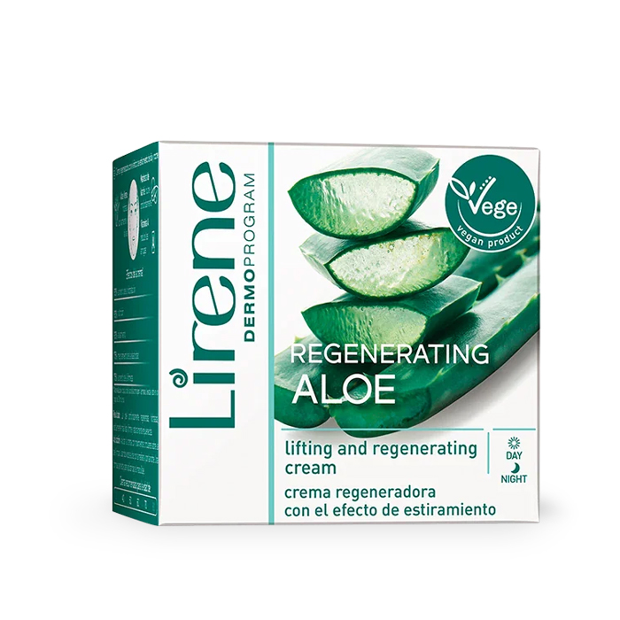 كريم تجديد البشرة بخلاصة الألوفيرا وزبدة الشيا من ليريني 50 مل