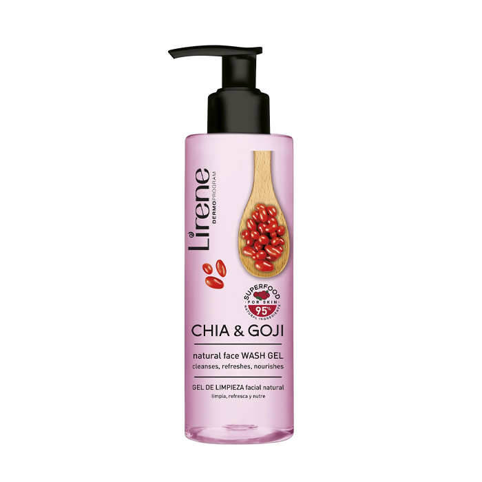 Lirene Chia & Goji Natural Face Wash Gel 190ml