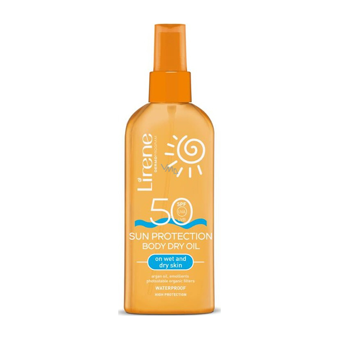 ليرين زيت جاف للجسم للحماية من الشمس (SPF50) 150مل