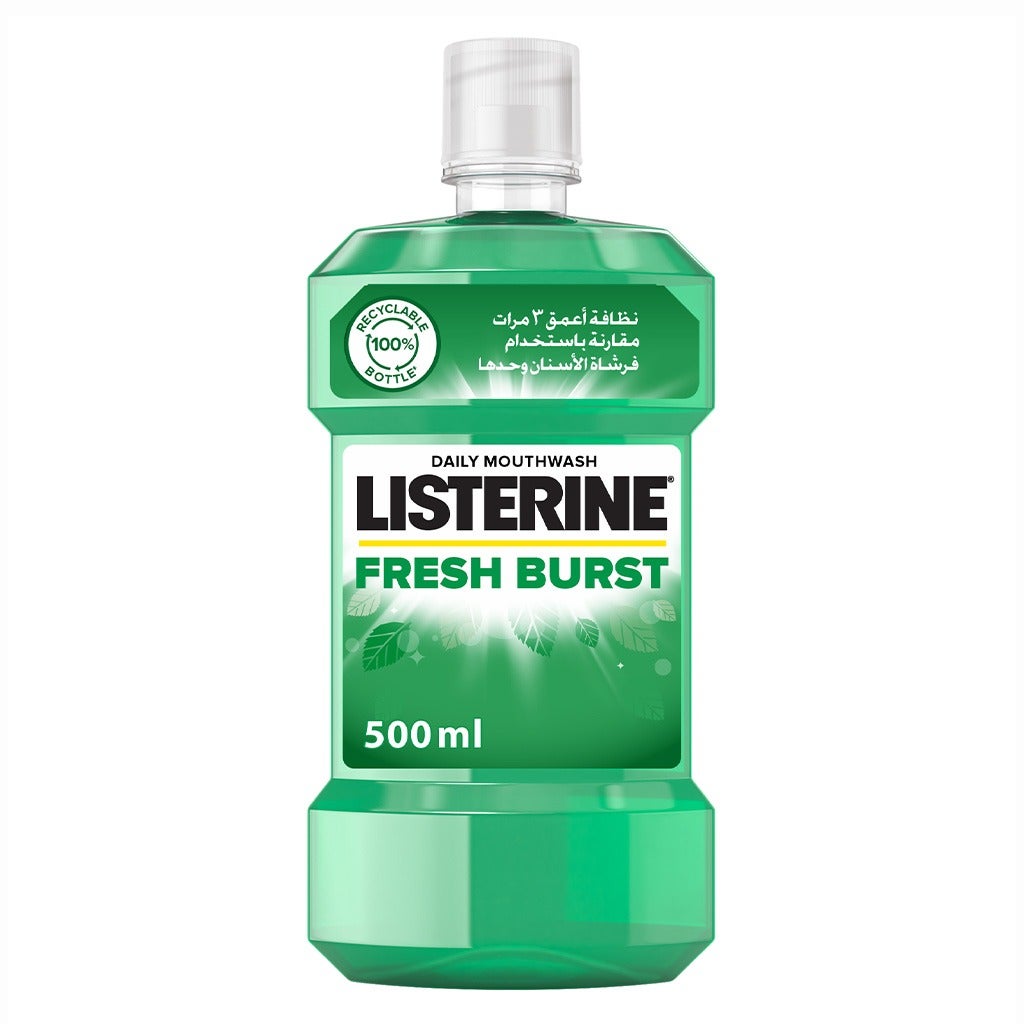Listerine Fresh Burst Antiseptic Mouthwash 500 ml