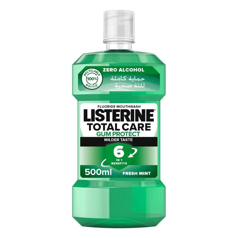 Listerine Teeth & Gum Defense Milder Taste Mouthwash 500ml