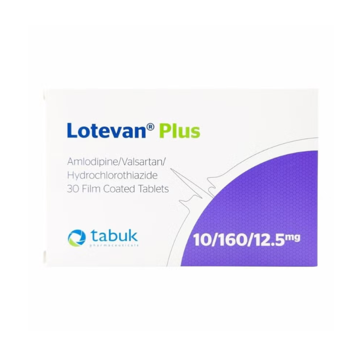 Lotevan Plus 10MG/160MG/12.5MG Tab 30s