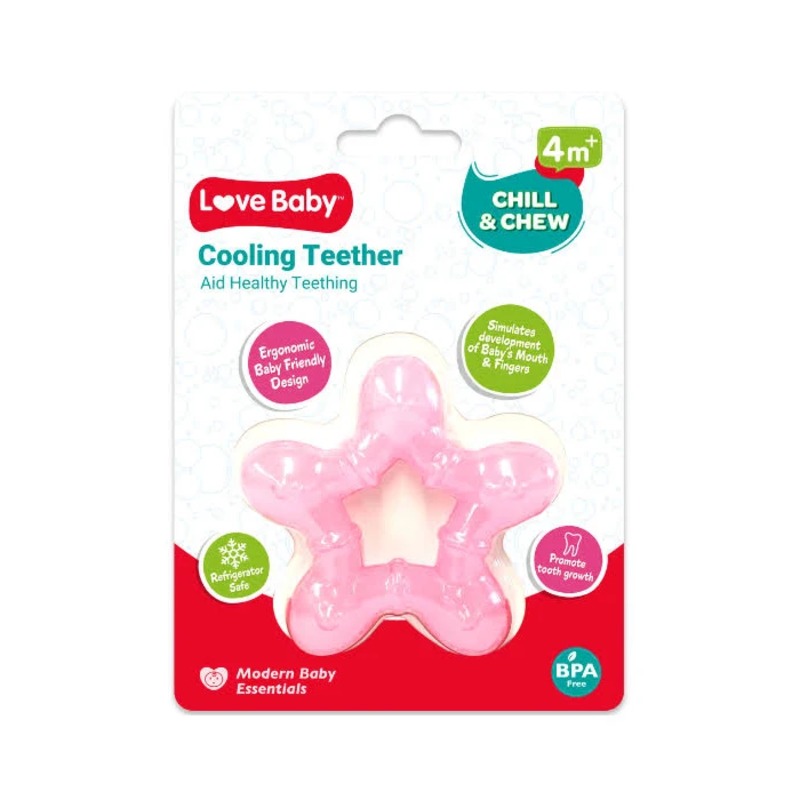 Love Baby Chill & Chew Cooling Teether Star 1s