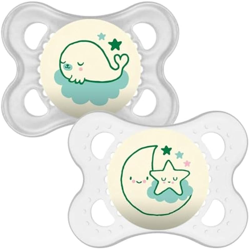 Love Baby Glow In The Dark Orthodontic Soother 0+ Months 2s
