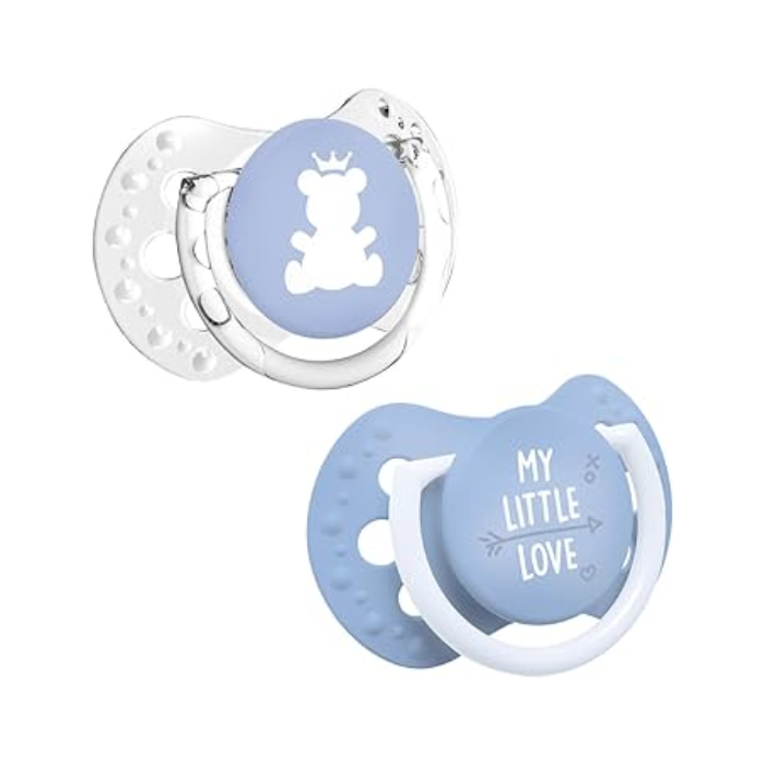 Lovi Dyn Soother Silicone 0-2m 2pcs My Little Love Boy