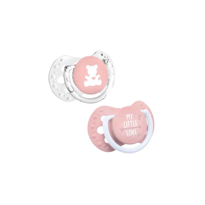 Lovi Dyn Soother Silicone 0-2m 2pcs My Little Love Girl