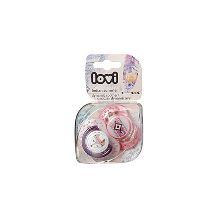 Lovi Dyn Soother Silicone 0-3m 2pcs Indian Summer Girl