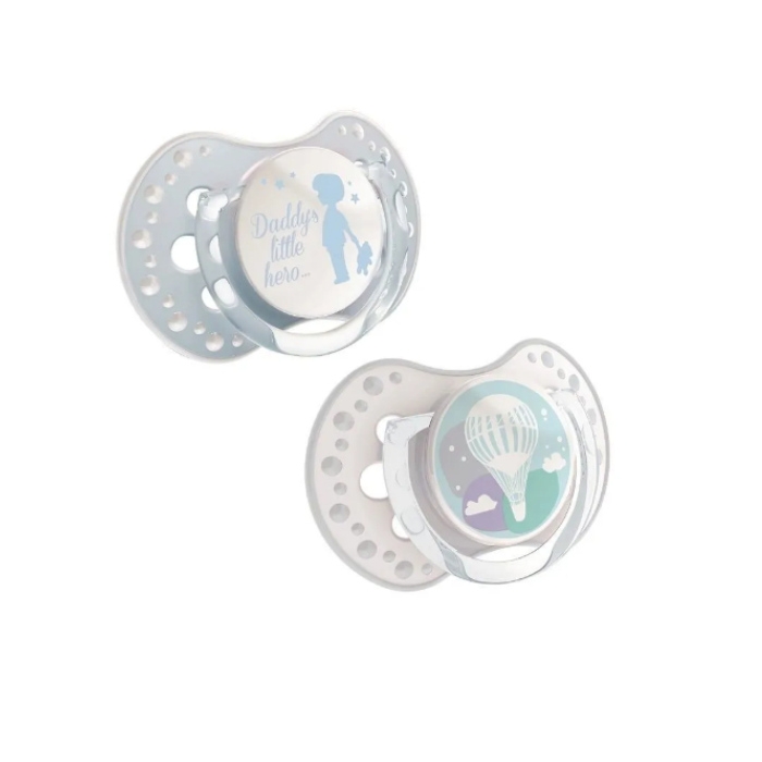 Lovi Dynamic Soother Silicone Lovi 6-18 m (2 Pieces) Pride & Joy- 22846B