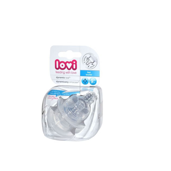 حلمة لوفي الديناميكية - فتحة سوبر +9 ش سريع  قطعتان